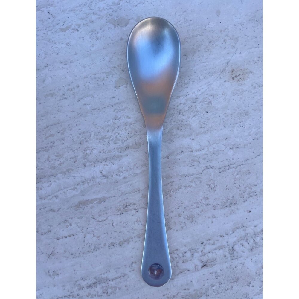 Robert Welch Serving Spoon 9.25" 18/10 Polished SS Flatware Wm. Welch Designer